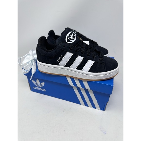 adidas Other - New Kids Adidas Campus 00S J Size 3 1/2 UK 3 Black White Shoes